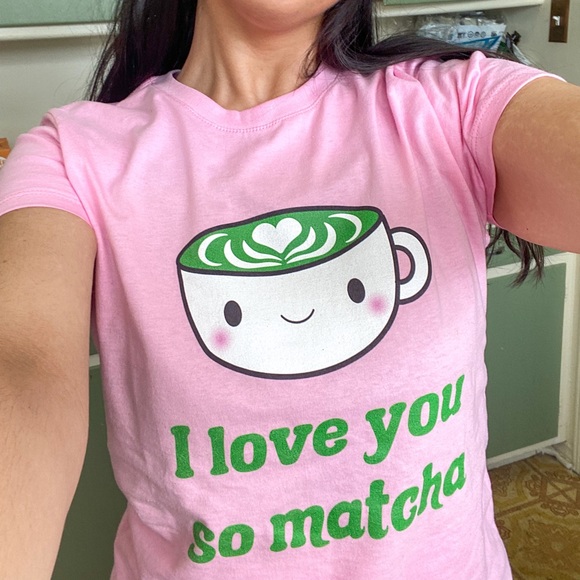 💕I Love You So Matcha 🍵 Kawaii Tee💕 - Picture 5 of 17